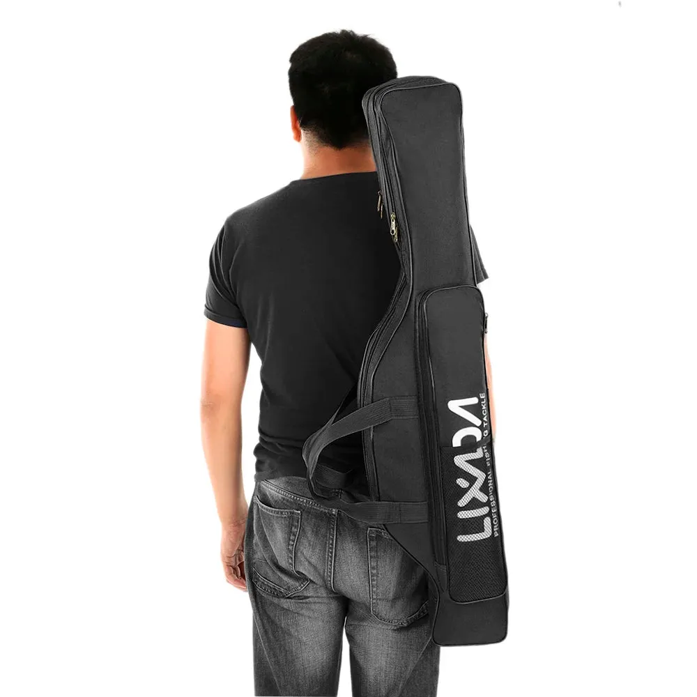 Lixada 210cm  Fishing Bag Portable Folding Fishing Rod Reel Bag Fishing Pole Gear Tackle Tool Carry Bag Storage Bag Organizer