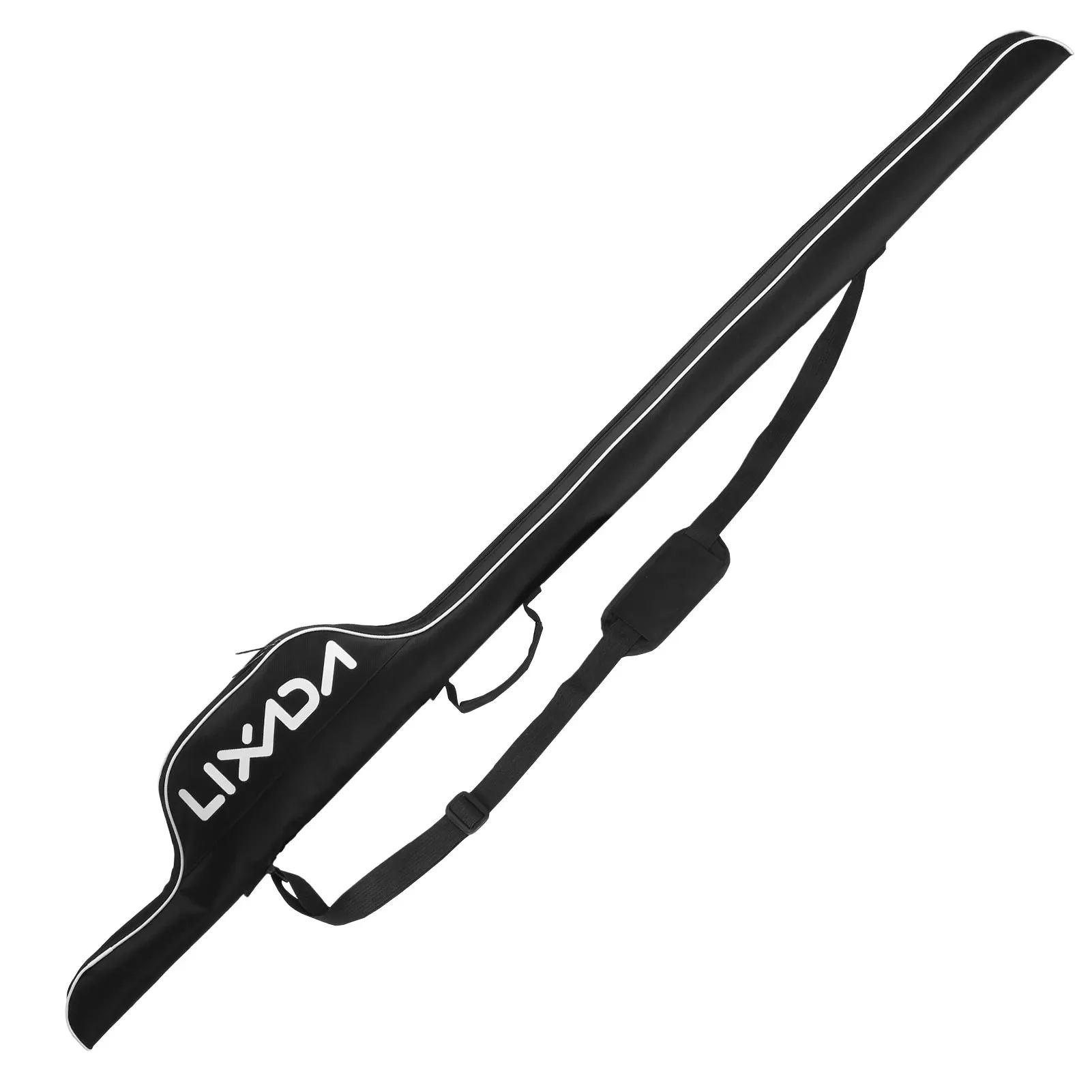 Lixada 63'' Fishing Pole Bag Portable Fishing Rod Case Folding Fishing Pole Holder Large Capacity Rod Tackle Storage Bag