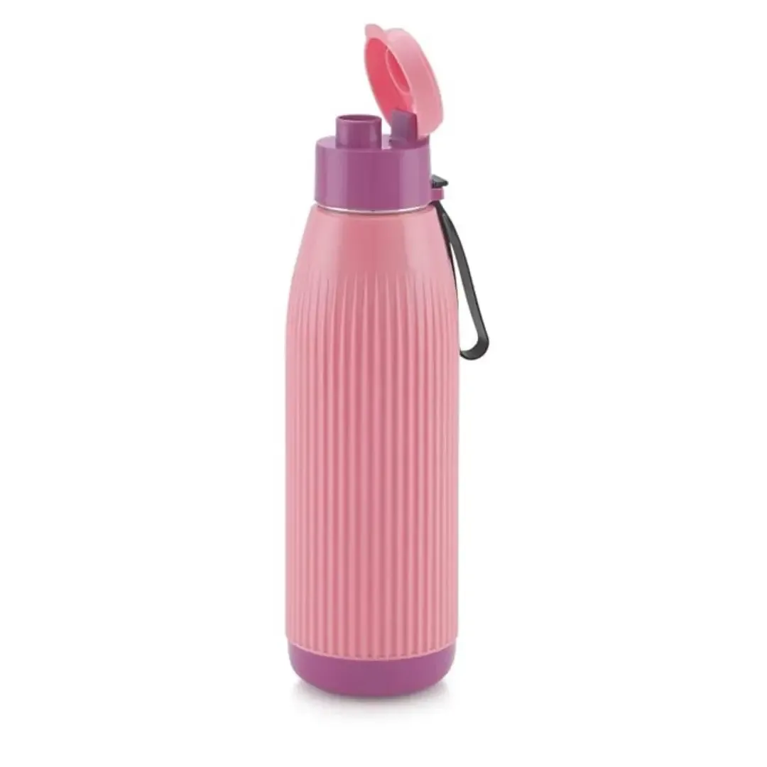 Liza Stainless Steel Insulated Water Bottle (800ML) For School, Office, Gym & Colleges Pink