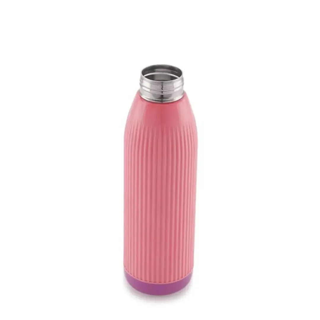 Liza Stainless Steel Insulated Water Bottle (800ML) For School, Office, Gym & Colleges Pink