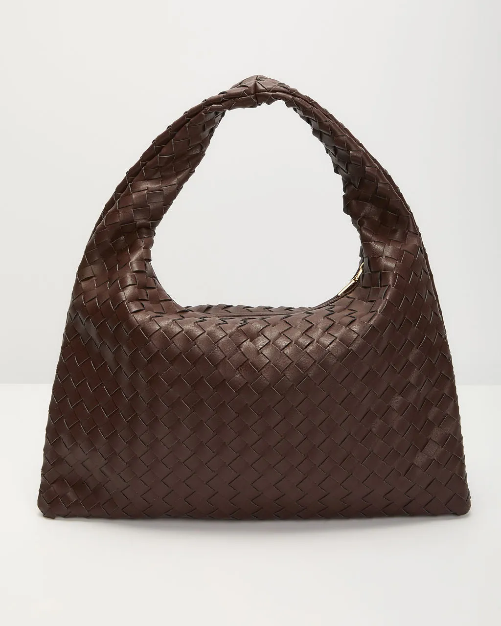 Lost In You Woven Leather Hobo Bag