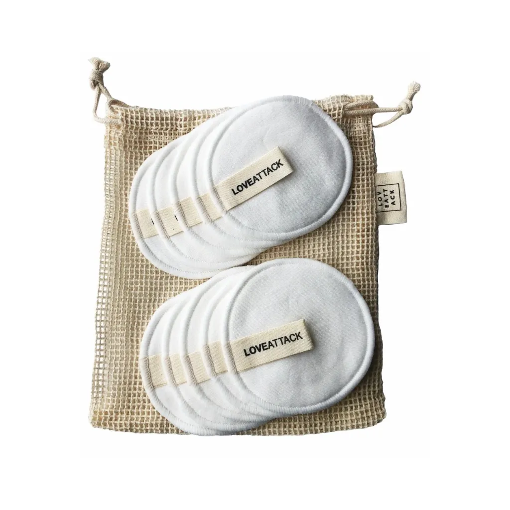 Love Attack - Reusable Organic Cotton Face Rounds