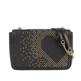 Love Moschino Studded Heart Shoulder Bag