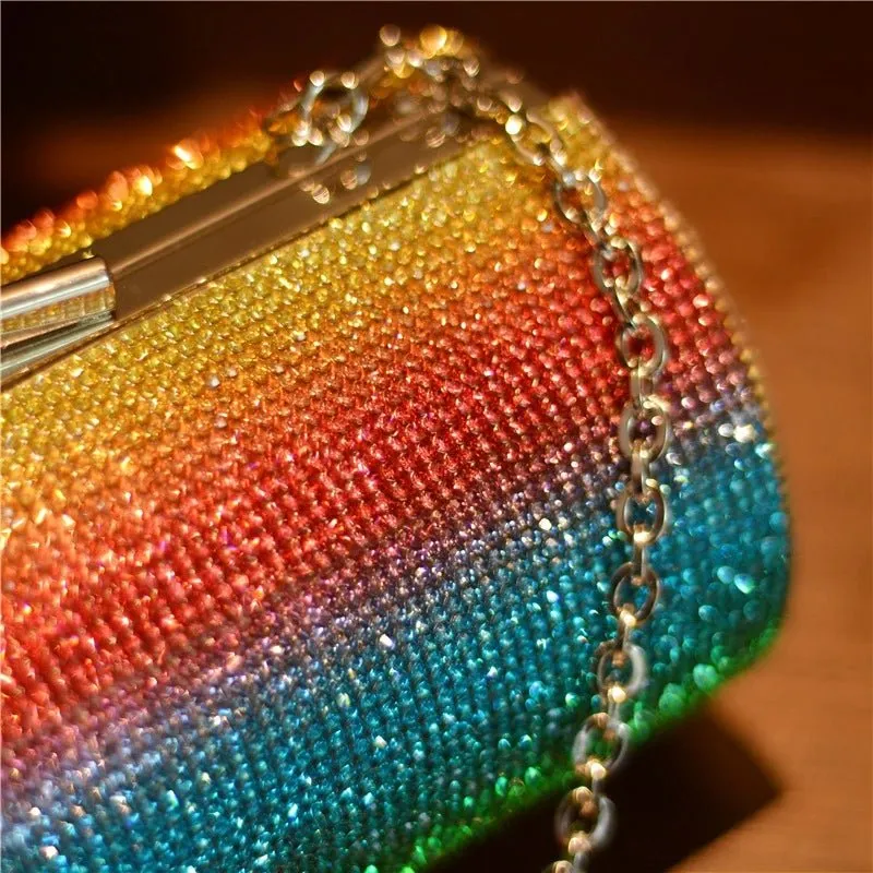 Luxy Moon Rhinestone Evening Clutches Crystal Evening Bags