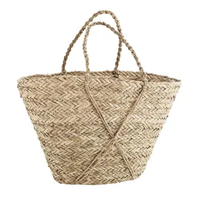 Madam Stoltz Sea Grass Bag Natural