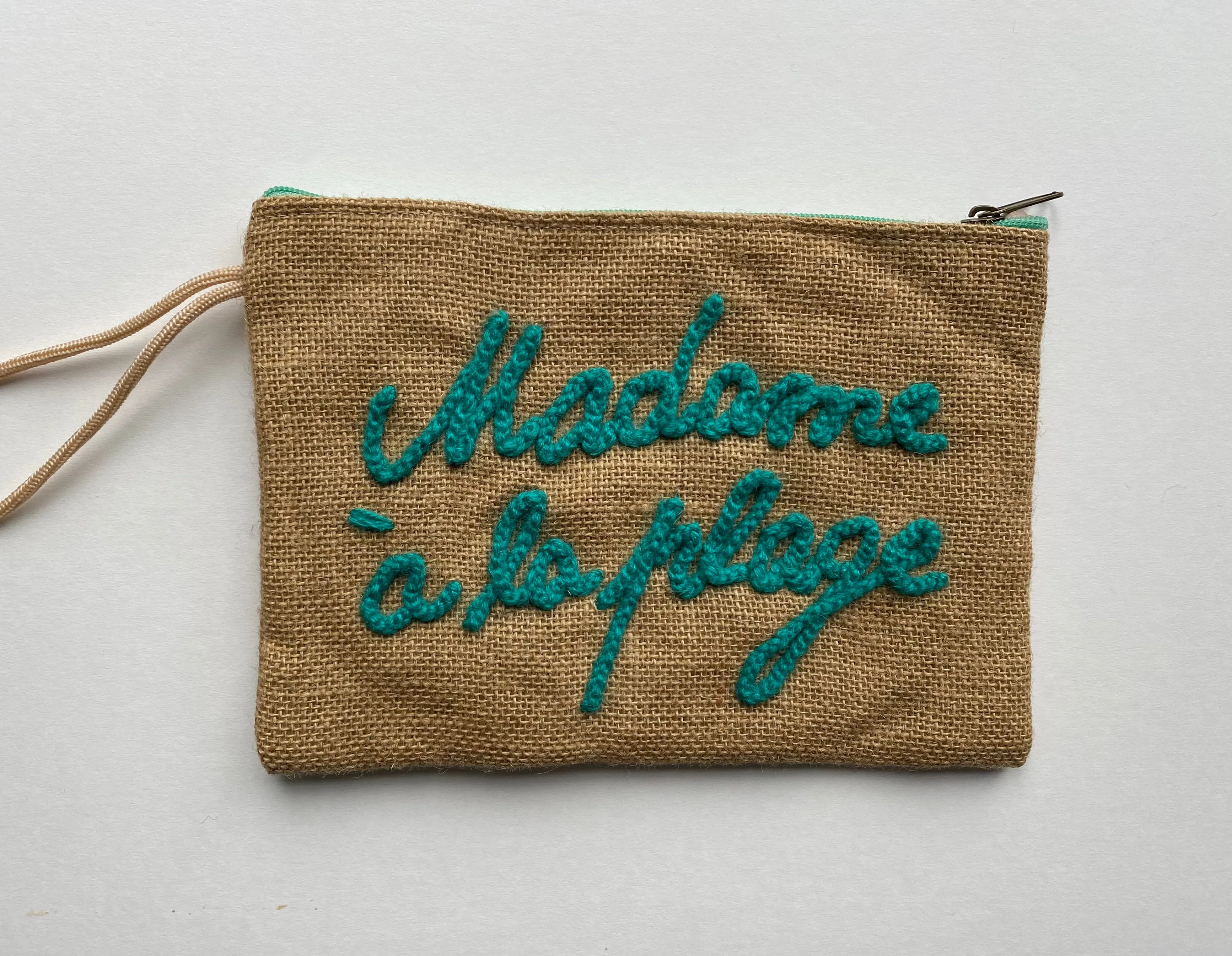 Madame A La Plage Raffia Clutch - Various Colours