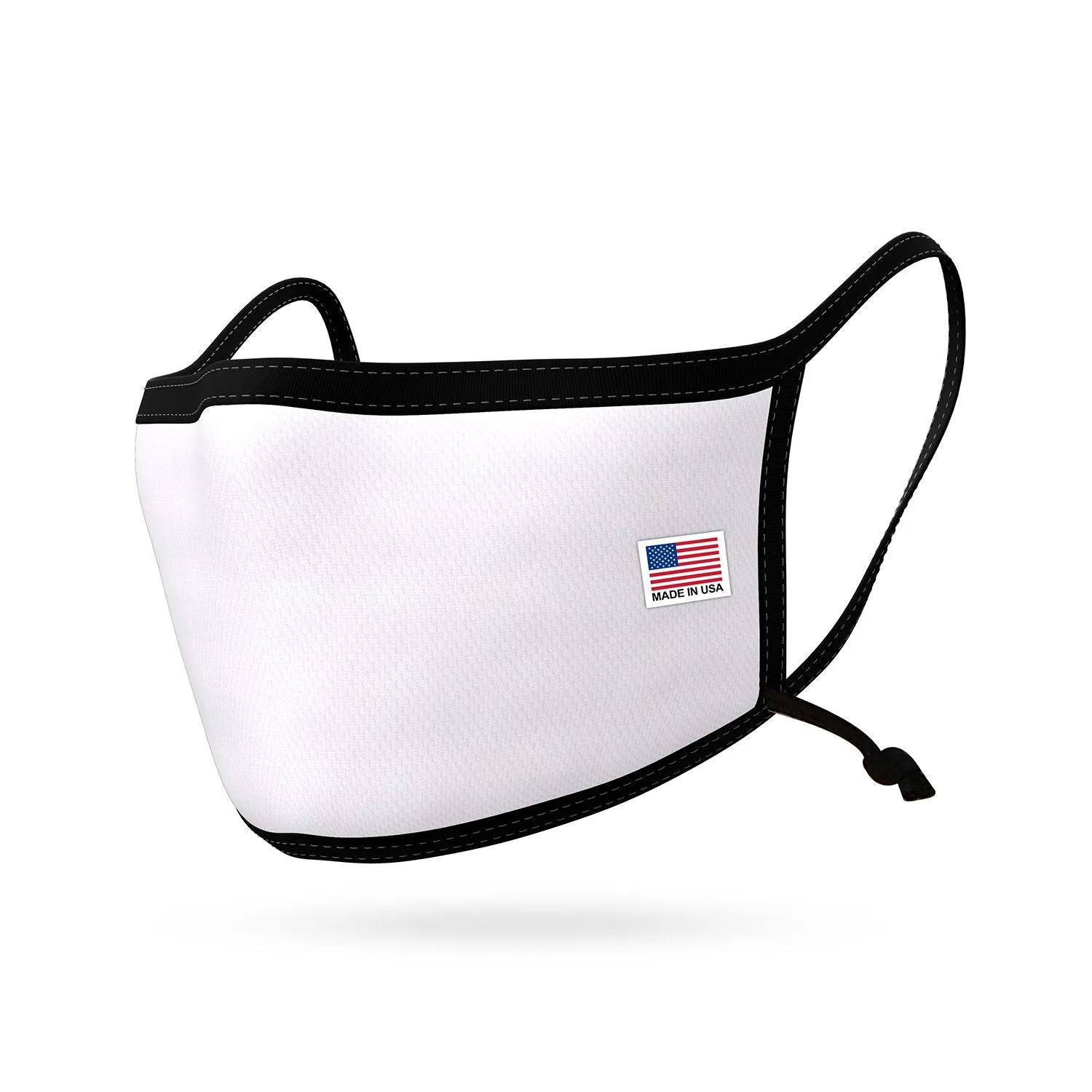 Made in USA Face Mask Adjustable Ear Filter Pocket Washable Reusable Double Layer Masks Cotton Cloth Blend