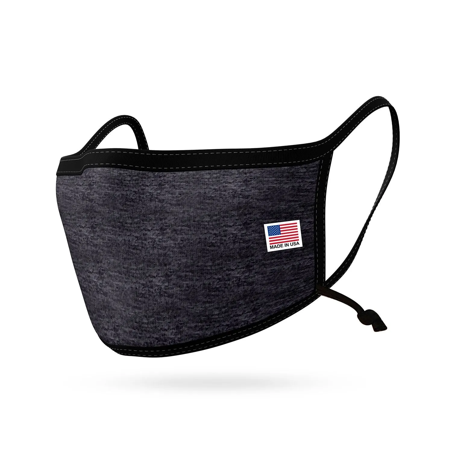 Made in USA Face Mask Adjustable Ear Filter Pocket Washable Reusable Double Layer Masks Cotton Cloth Blend