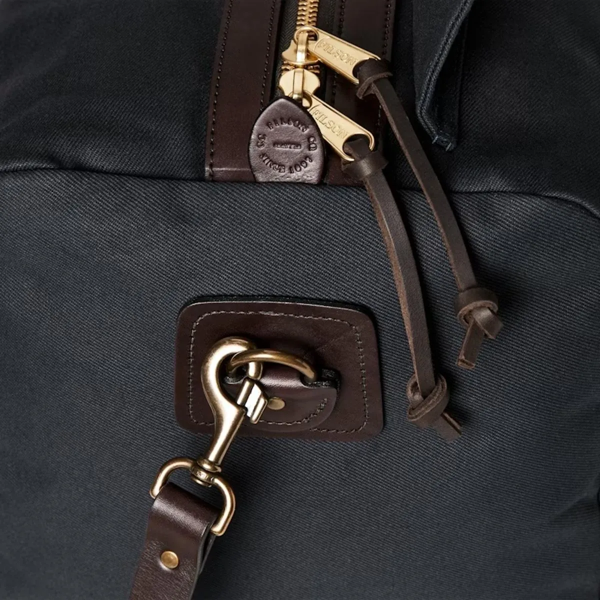 Medium Rugged Twill Duffle Bag Navy