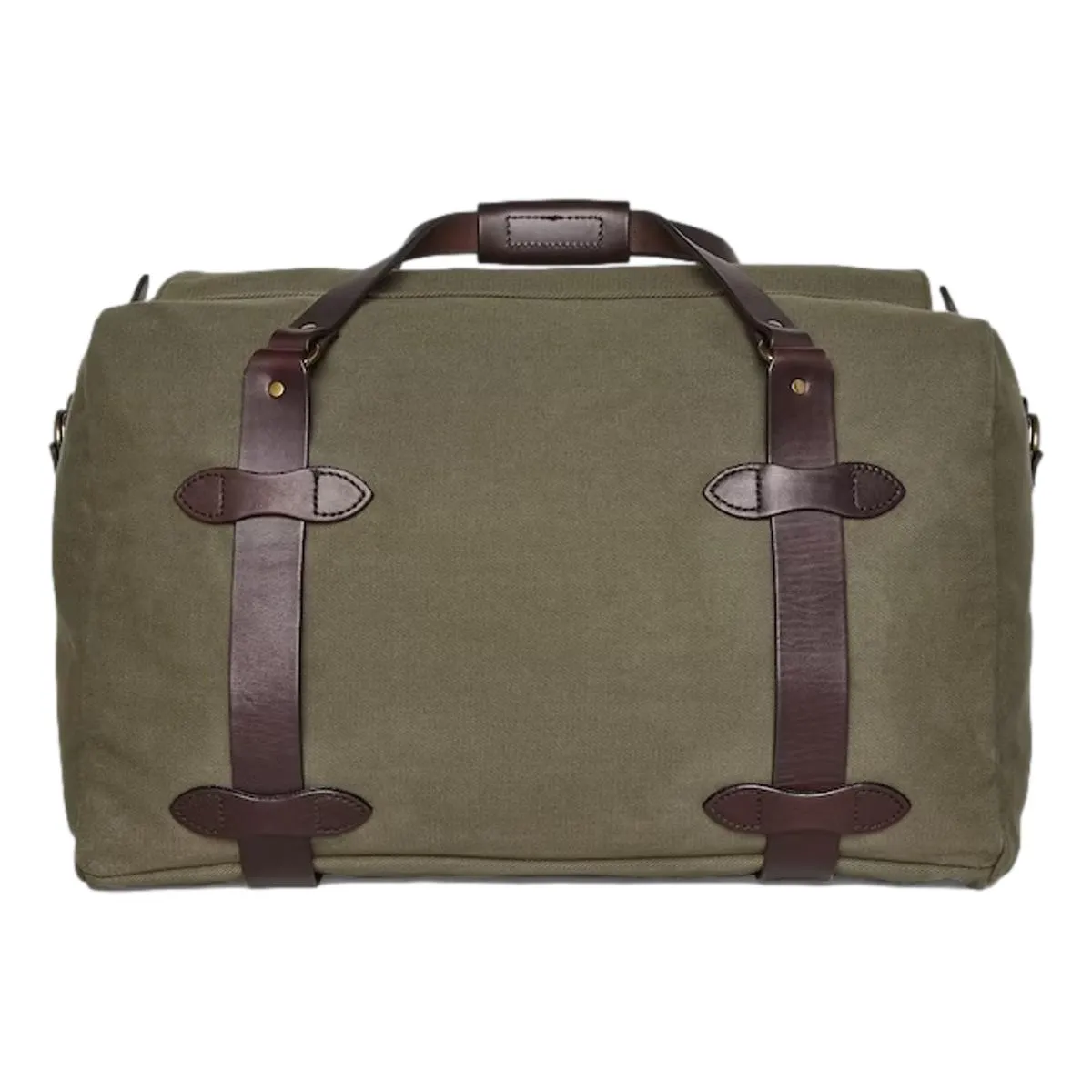 Medium Rugged Twill Duffle Bag Otter Green