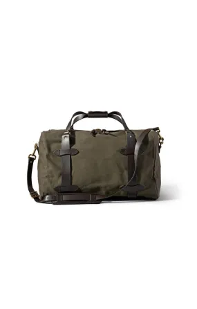 Medium Rugged Twill Duffle- Otter Green