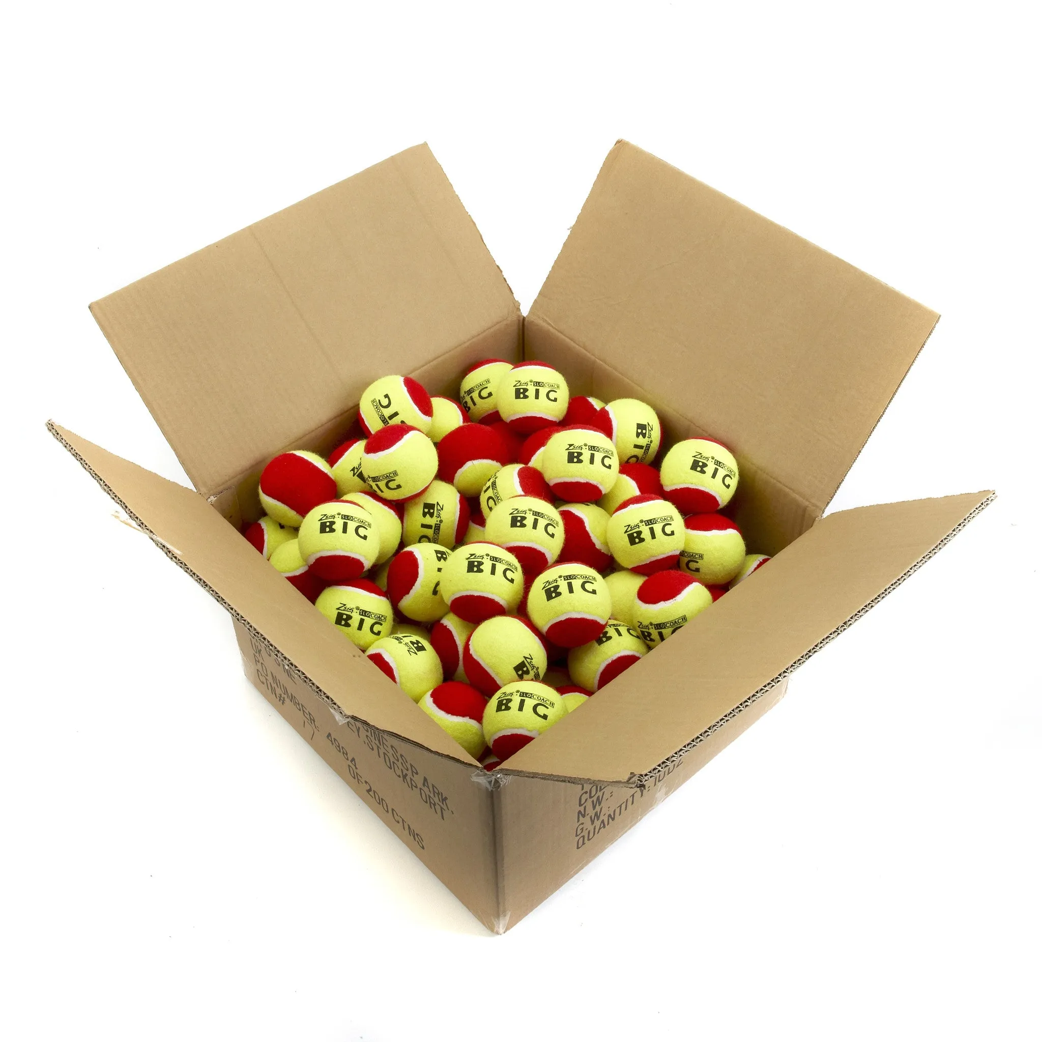 Mini Tennis | Red Stage | SLOcoach Big Red Balls | Bag of 5 Dozen (60)