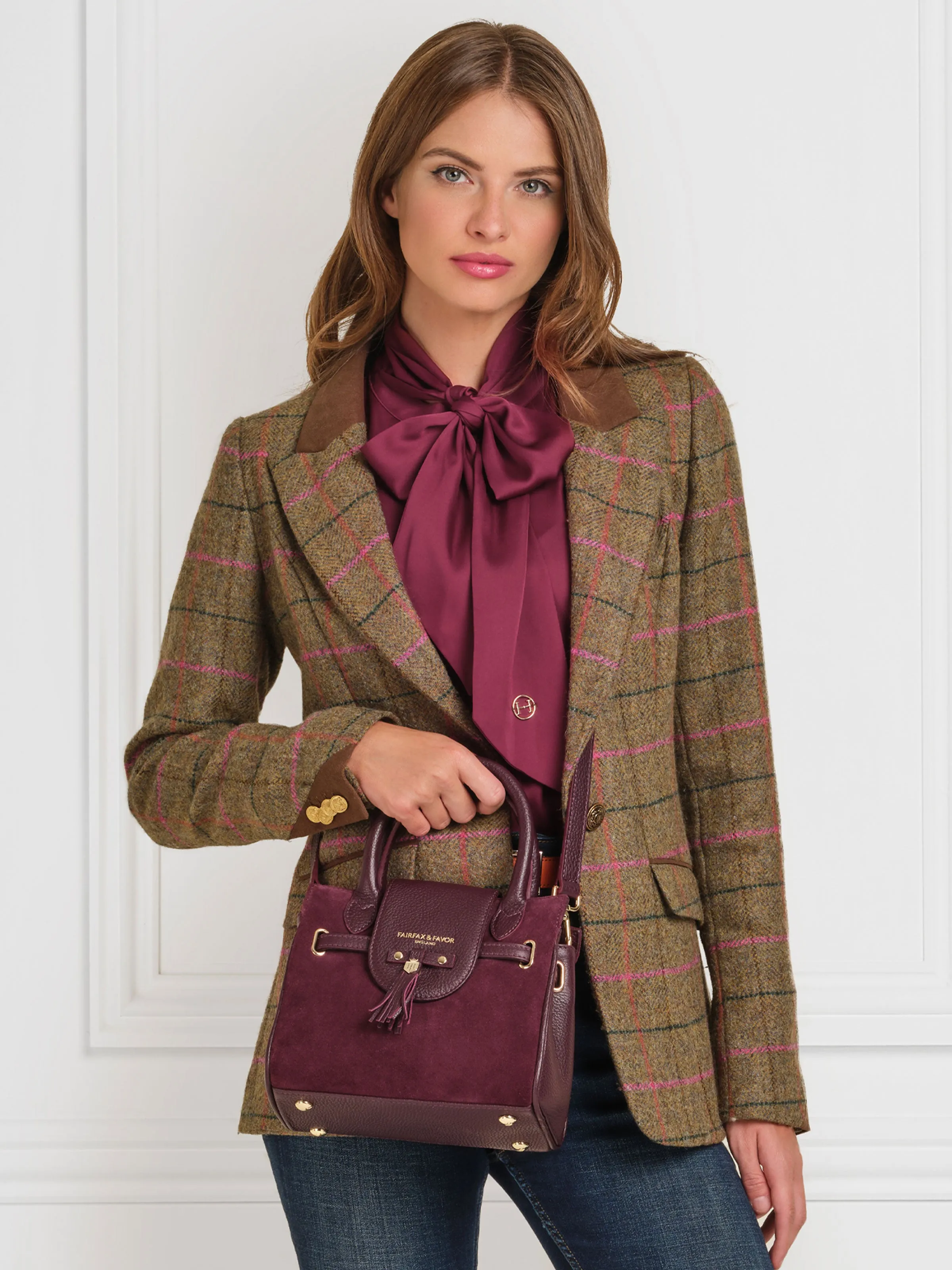 Mini Windsor Handbag - Plum