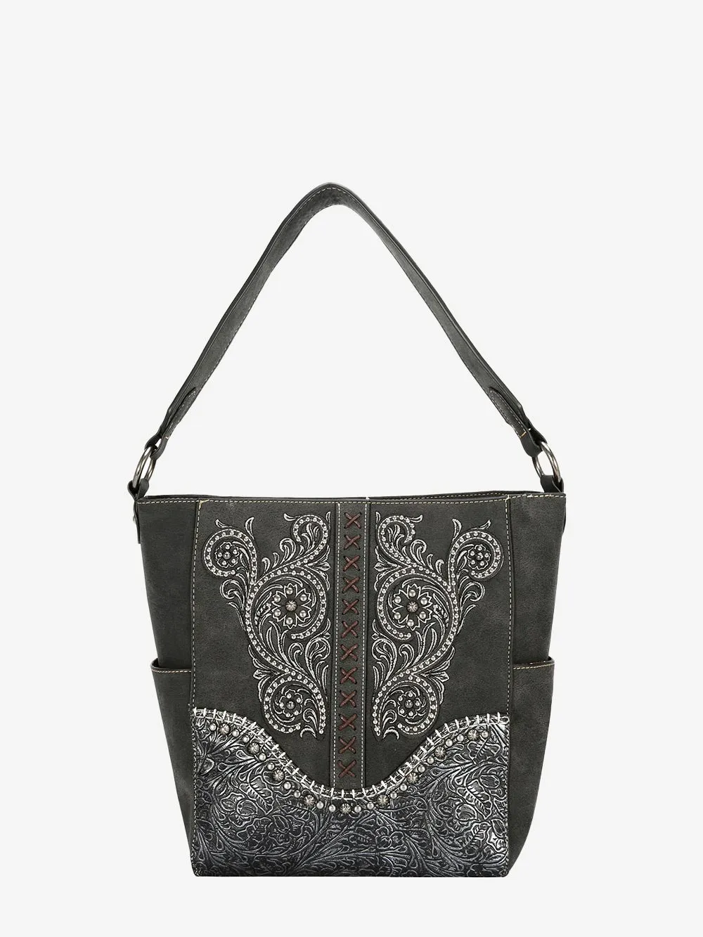 Montana West Floral Embroidered Concealed Carry Hobo