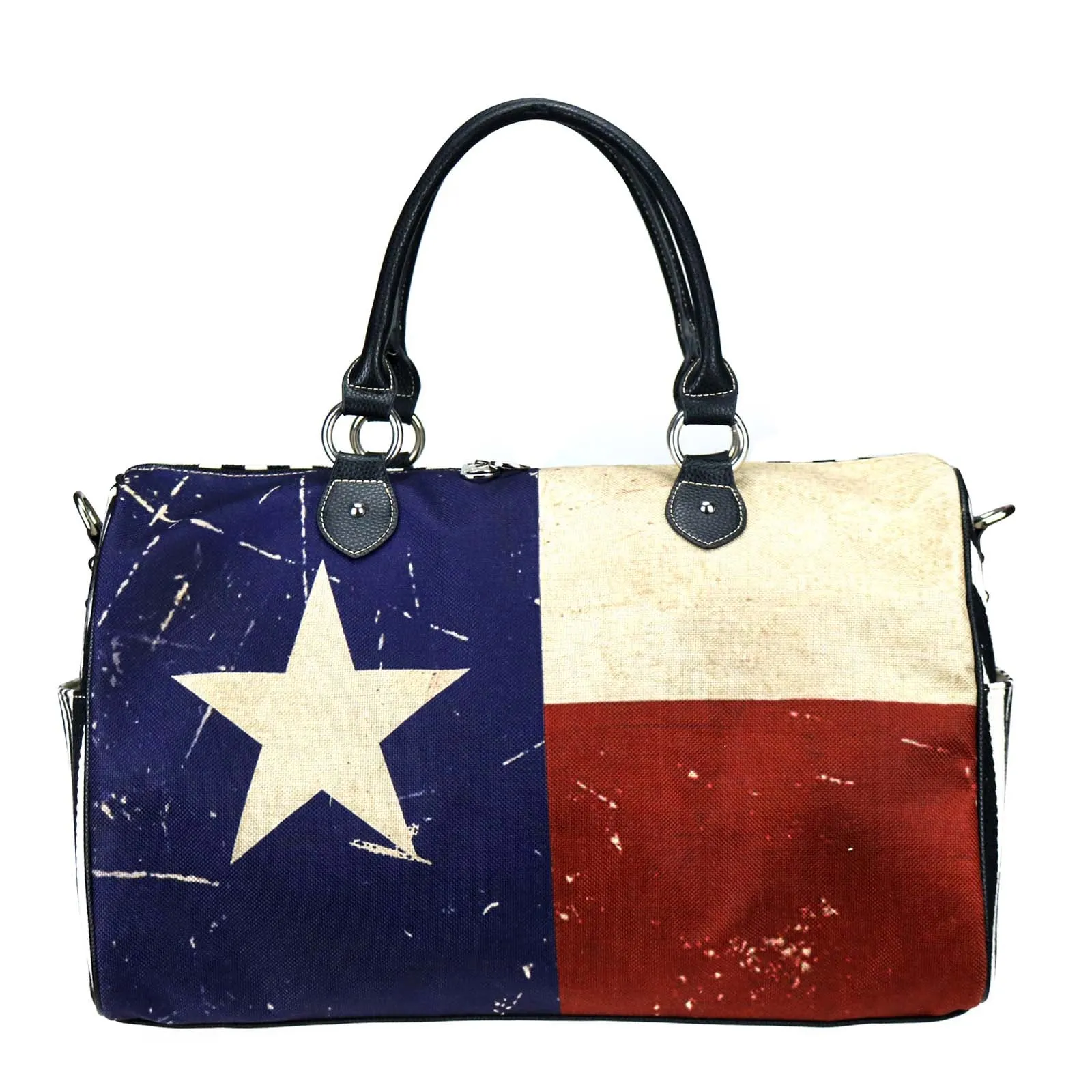 Montana West Texas Flag Canvas Weekender Bag