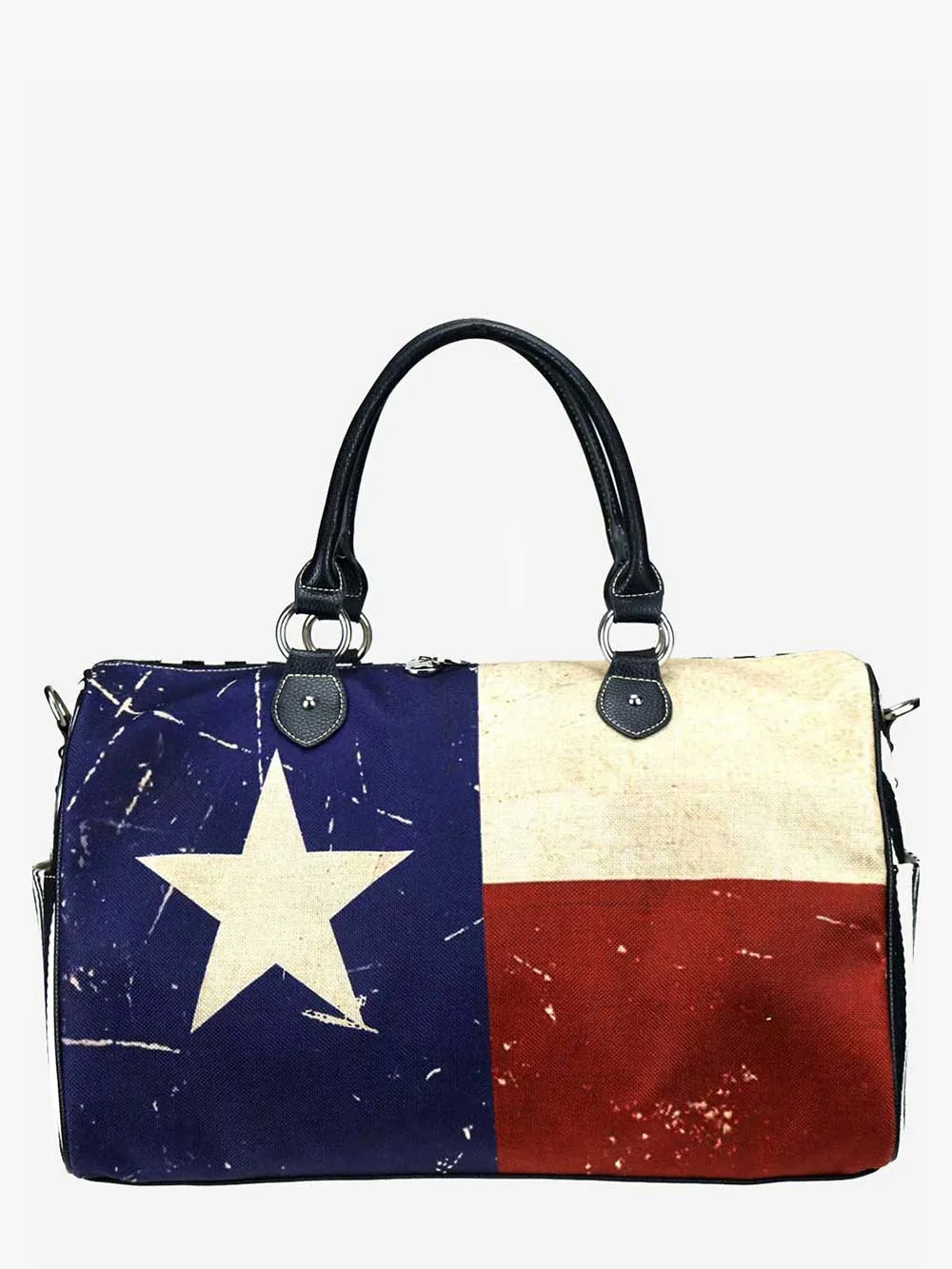 Montana West Texas Flag Canvas Weekender Bag