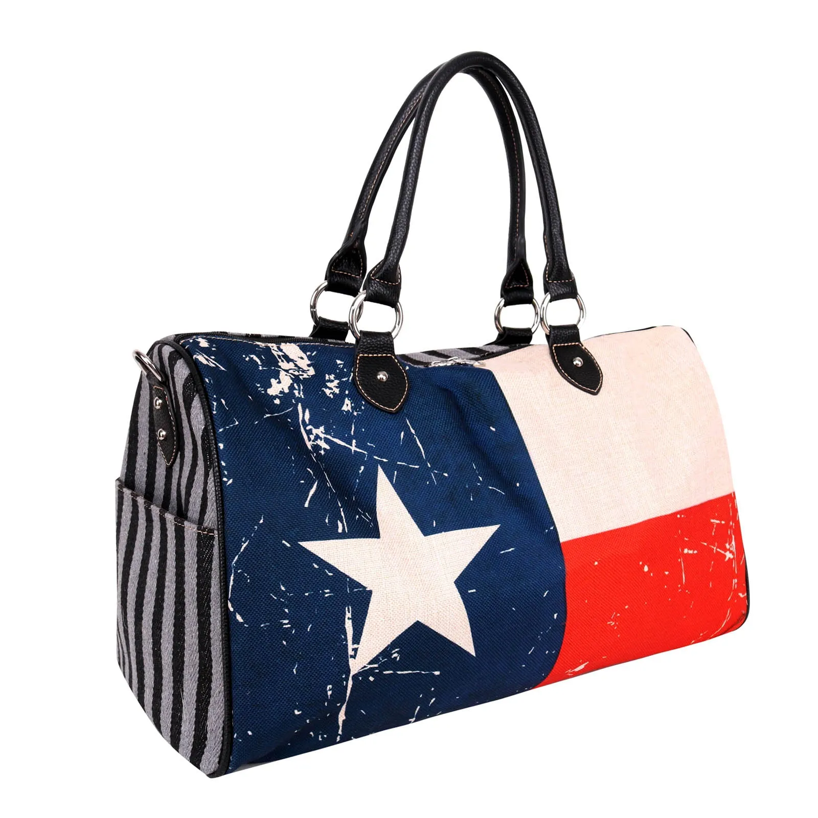 Montana West Texas Flag Canvas Weekender Bag