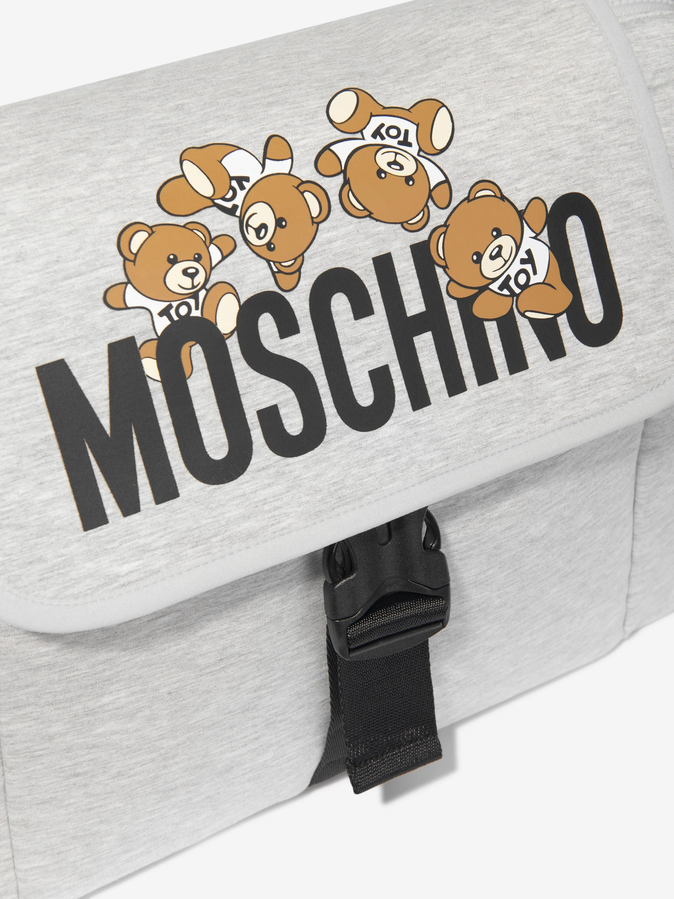 Moschino Baby Teddy Bear Changing Bag in Grey (77cm)