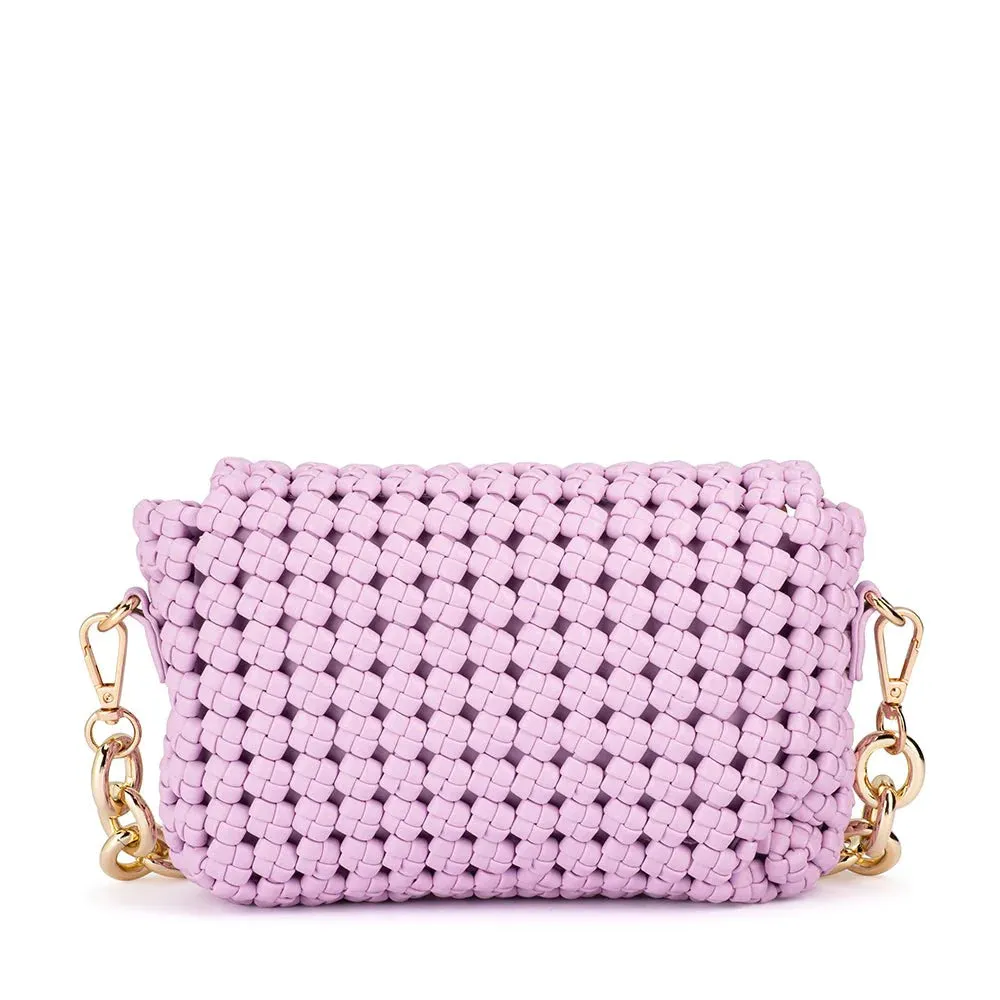 OB6472 GISELLE WOVEN SHOULDER BAG