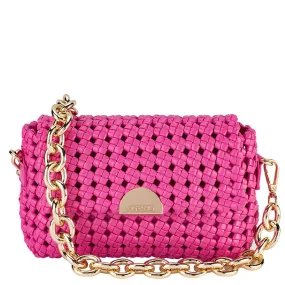 OB6472 GISELLE WOVEN SHOULDER BAG