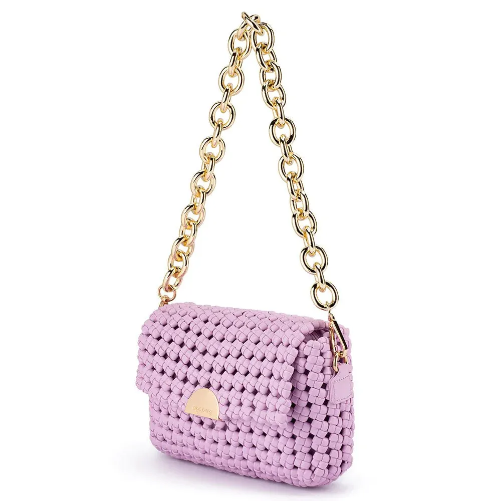 OB6472 GISELLE WOVEN SHOULDER BAG