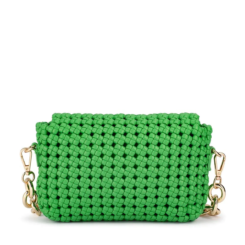 OB6472 GISELLE WOVEN SHOULDER BAG