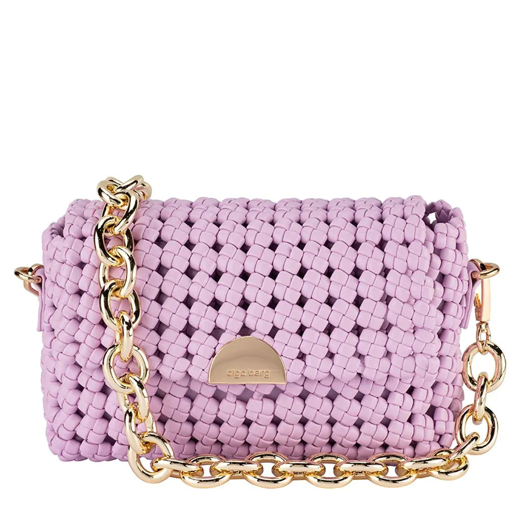 OB6472 GISELLE WOVEN SHOULDER BAG