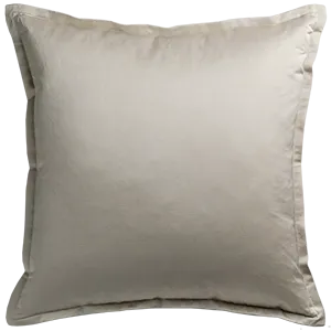 Old Hollywood Cushion with Self Flange - Silver