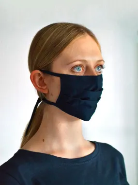 Organic Cotton Non-Medical Face Mask - Navy