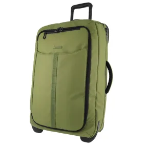 Pierre Cardin Soft Shell Trolley Bag Medium 62cm - Olive