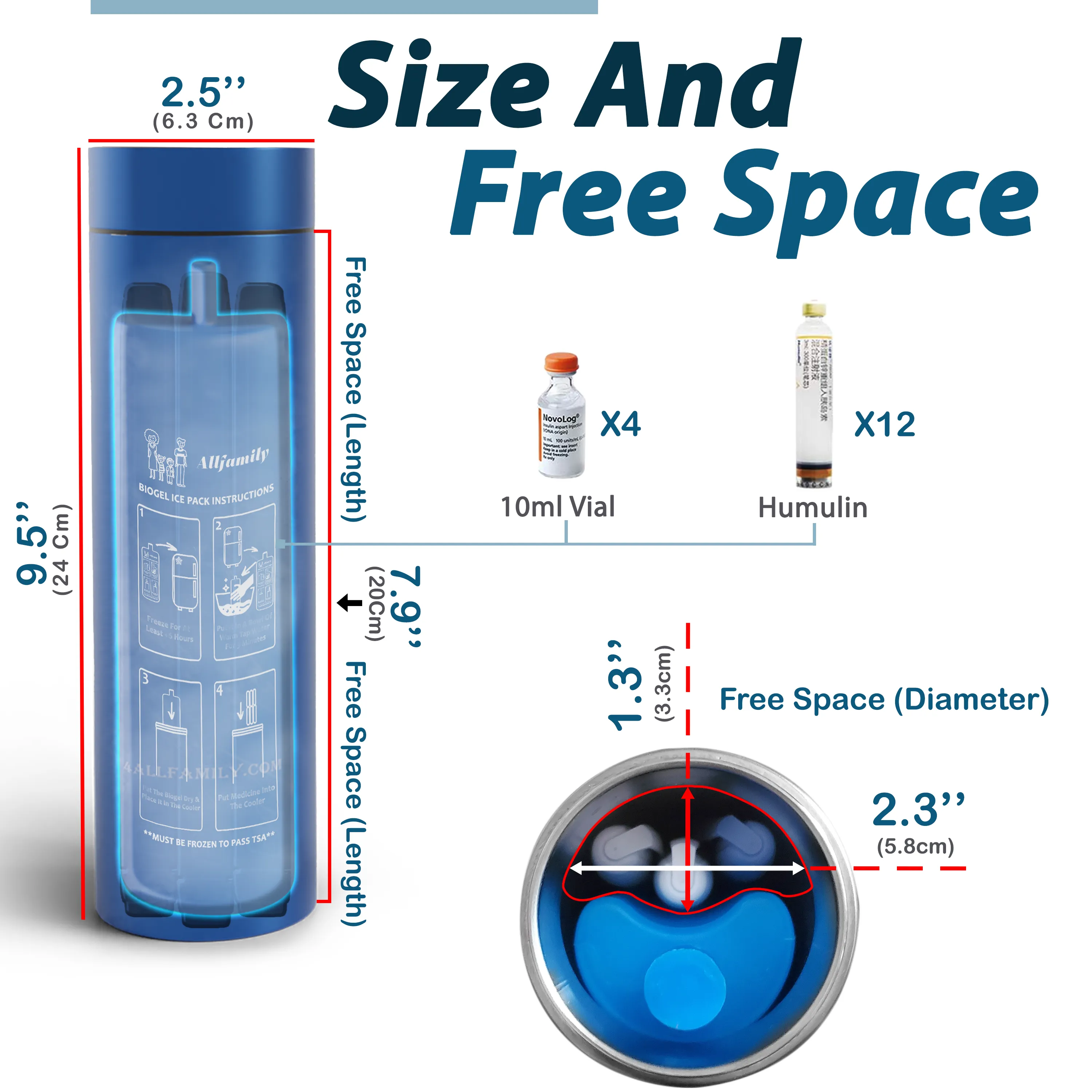 Portable Cooling Case for Insulin & Medications