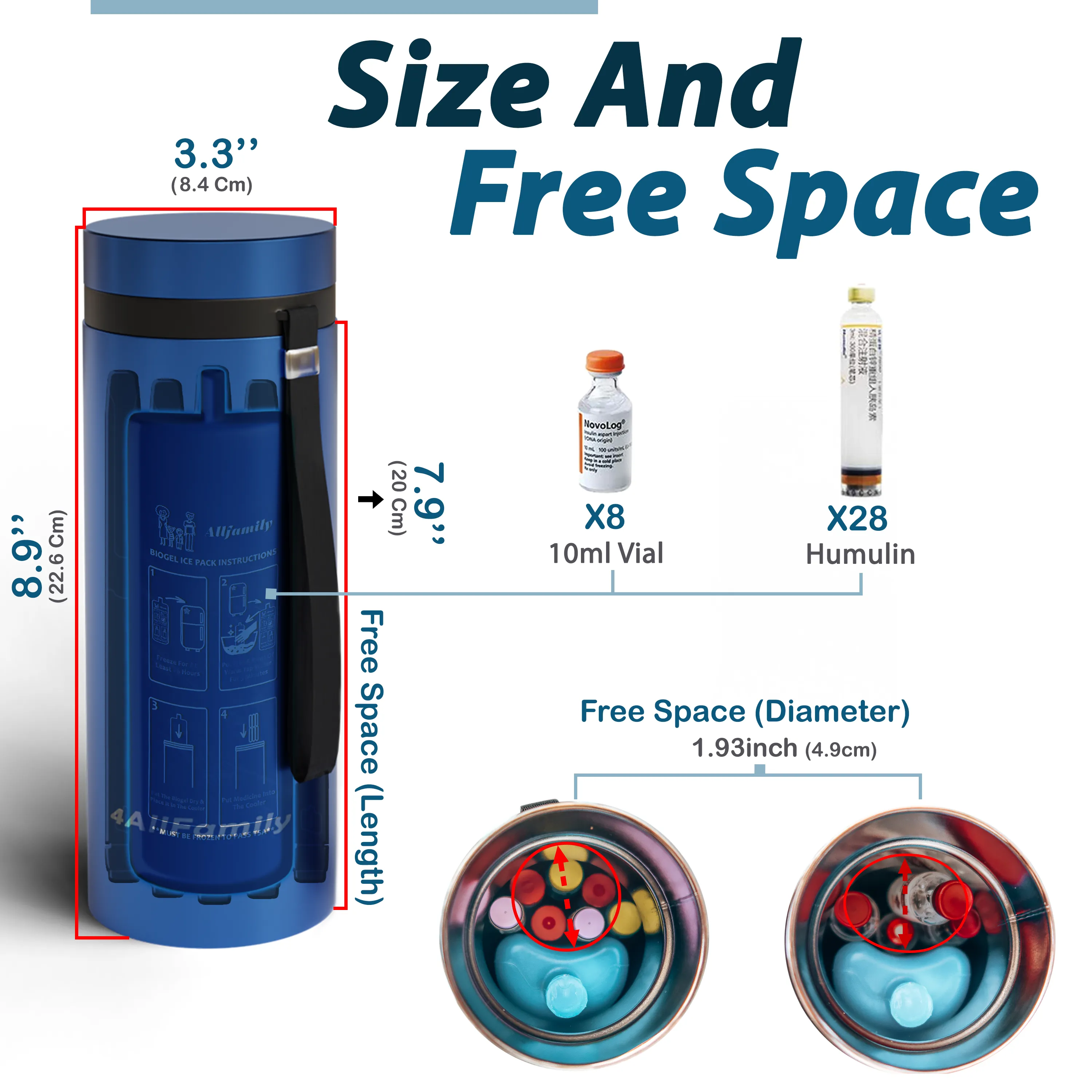 Portable Cooling Case for Insulin & Medications