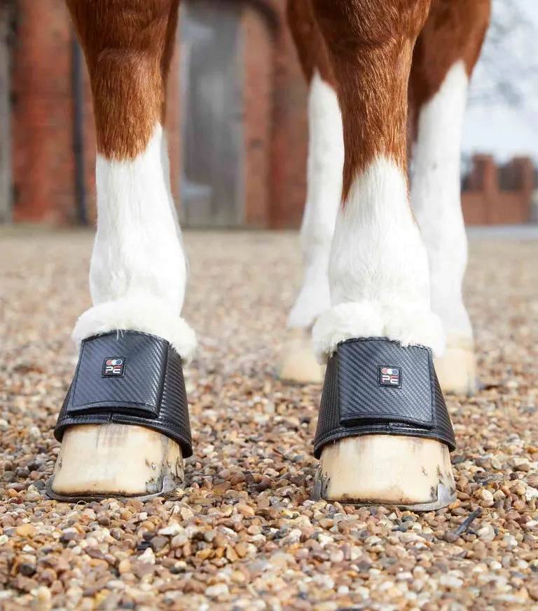 Premier Equine Carbon Tech Techno Wool Over Reach Boots