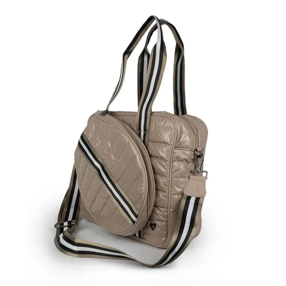 preneLOVE Tennis Puffer Bag - Tan