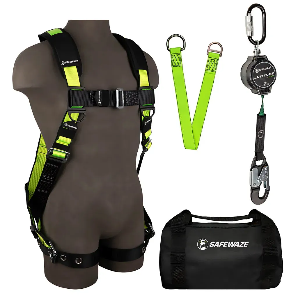 PRO Bag Combo: FS185-L/XL Harness, 018-5009 SRL, FS811-3 Anchor, FS8125 Bag