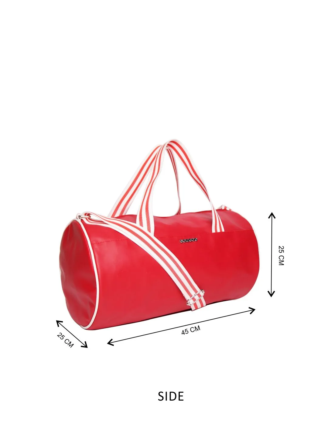 Pu Duffle Bag With  Webbing Shoulder Handle