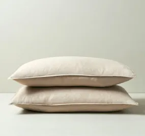 Ravello Linen King Pillowcase Pair Shell