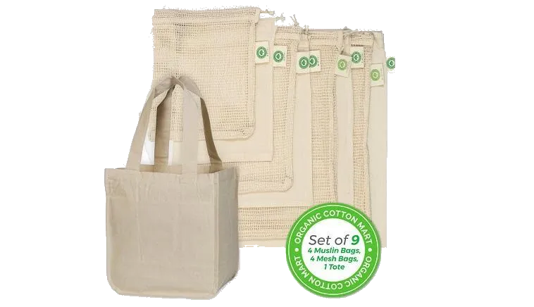 Reusable Farmer's Market Bags Set