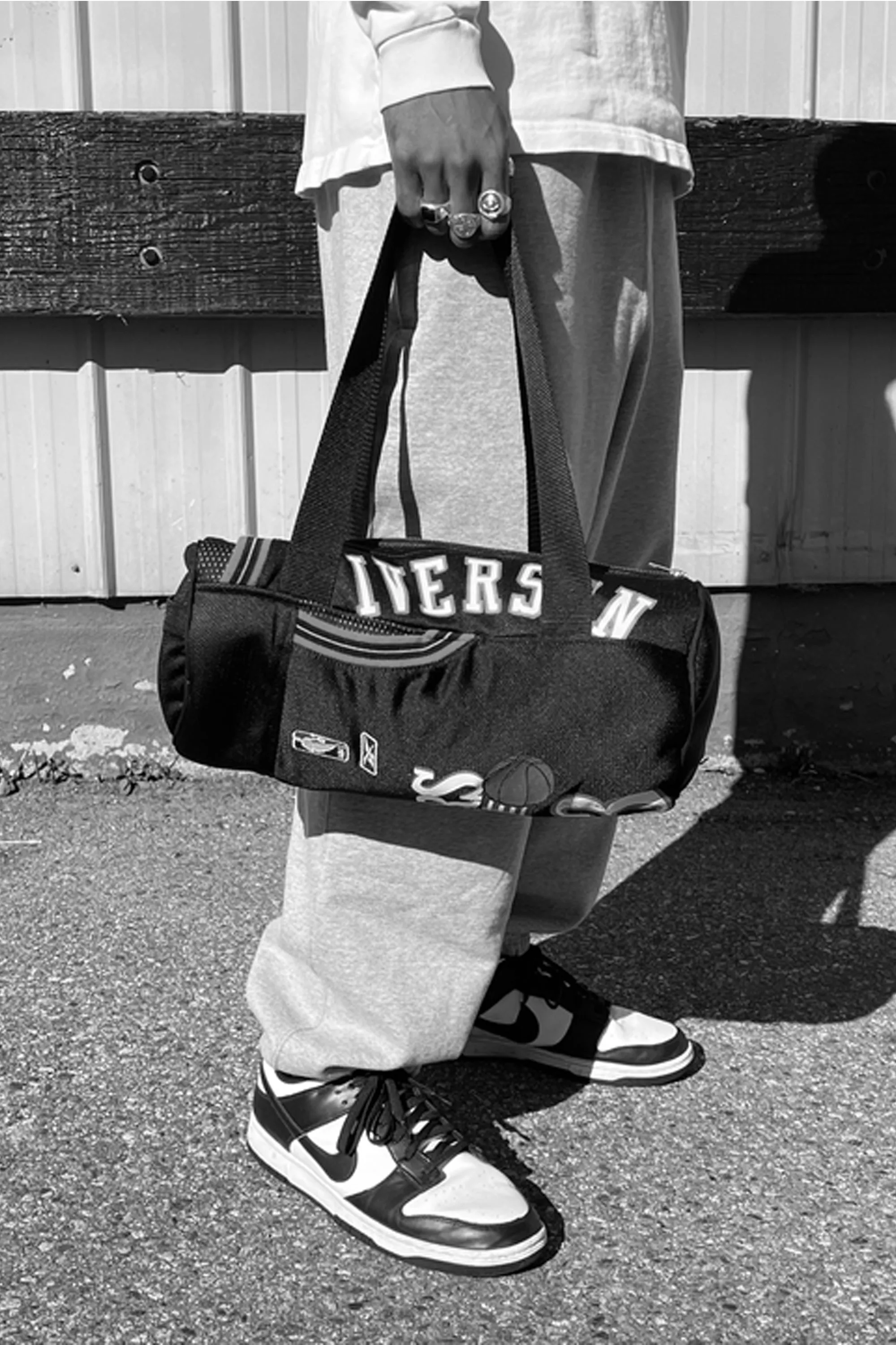 Rework Bulls NBA Duffle Bag