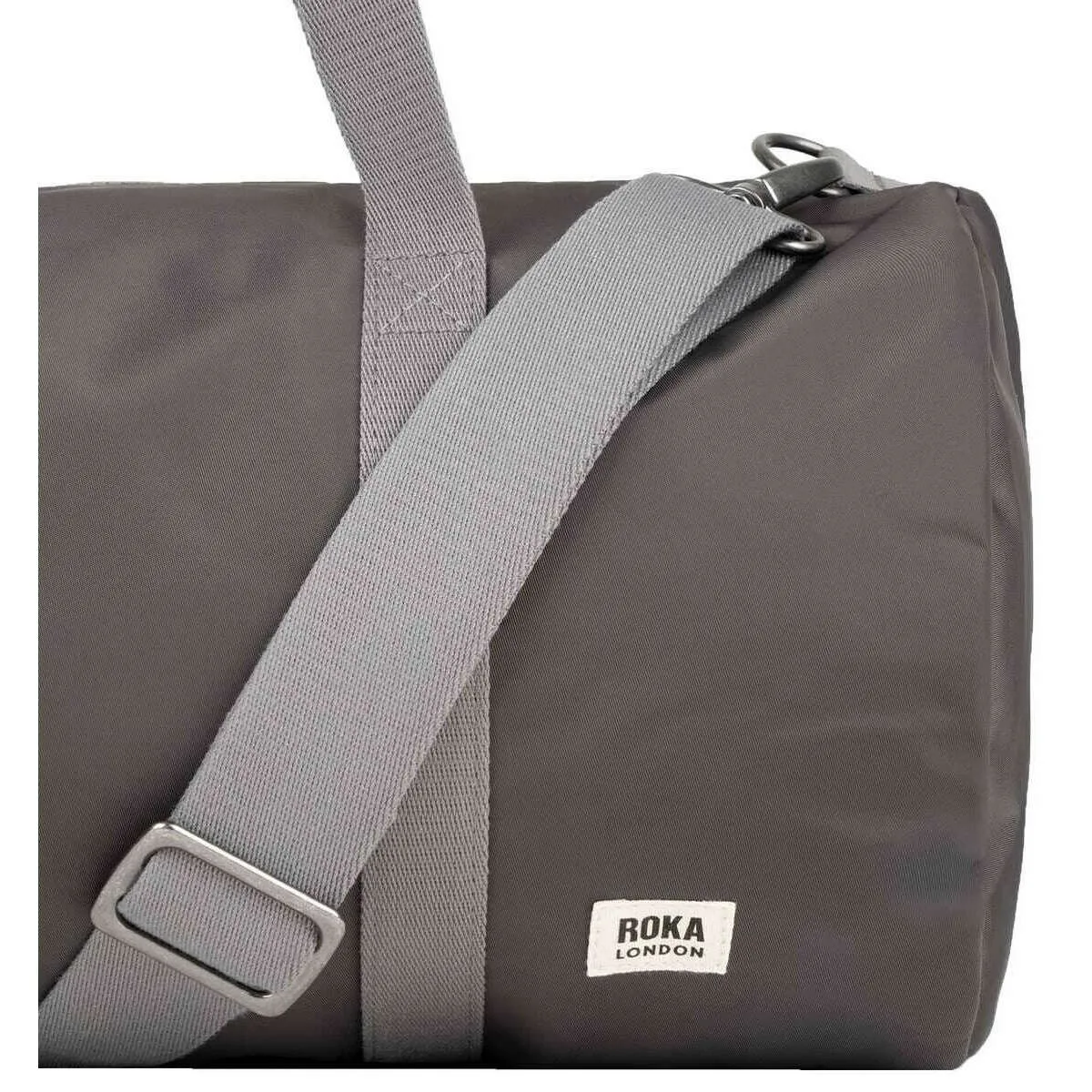 Roka City Medium Recycled Nylon Duffle Bag - Graphite Grey