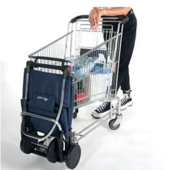 Rolser I-Max MF Logic 2 Wheels Folding Shopping Trolley - Black