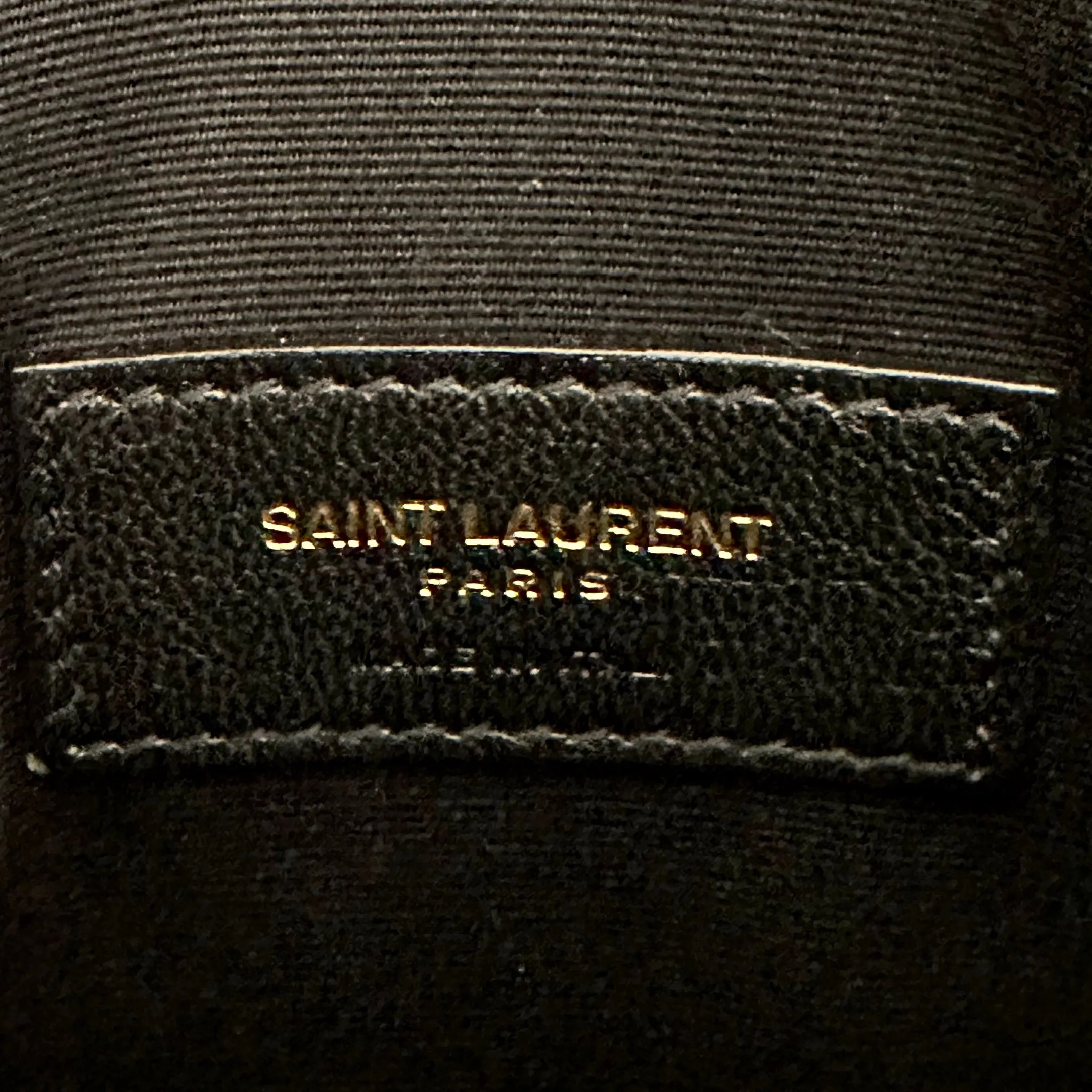 Saint Laurent Black Uptown Clutch