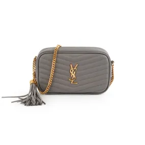 Saint Laurent Lou Mini Bag Grey