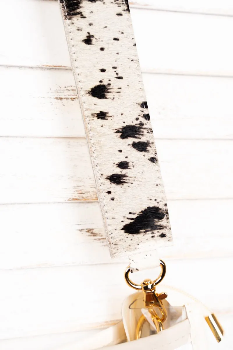 SALE! Collin Cow Black and White Guitar Bag Strap