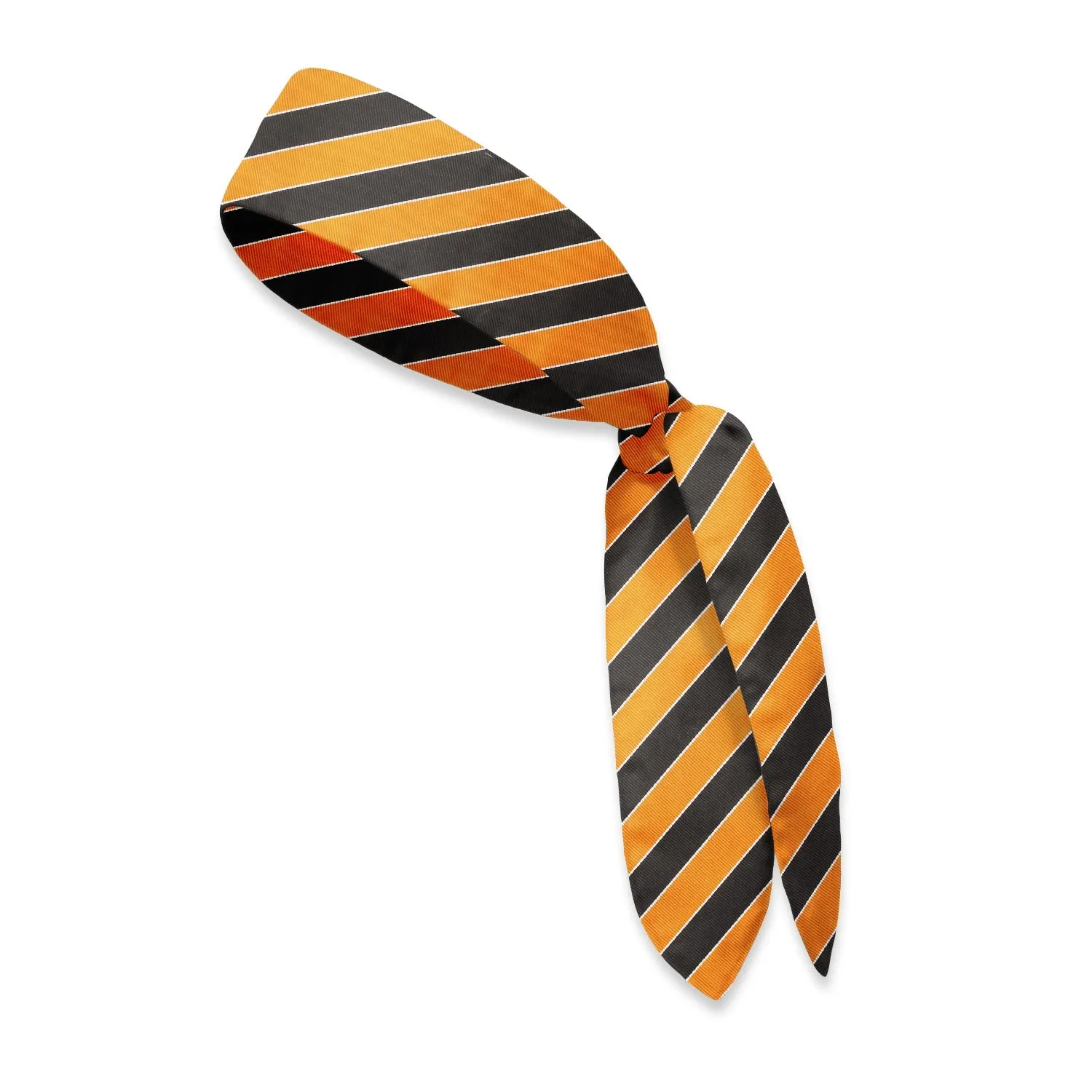 Scholastic Orange/Black - Hair Scarf