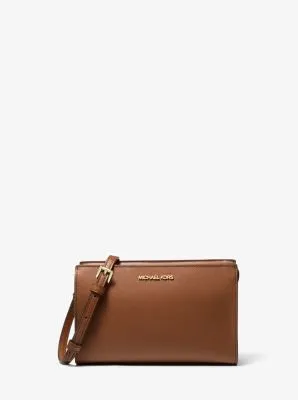 Sheila Small Faux Saffiano Leather Crossbody Bag