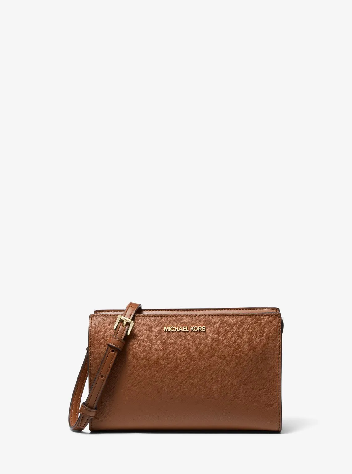 Sheila Small Faux Saffiano Leather Crossbody Bag