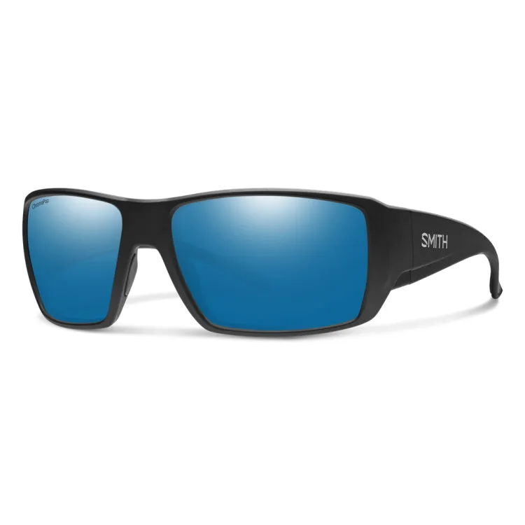 Smith Optics Guide's Choice XL ChromaPop Sunglasses - Matte Black Frame - Polar Blue Mirror Lens