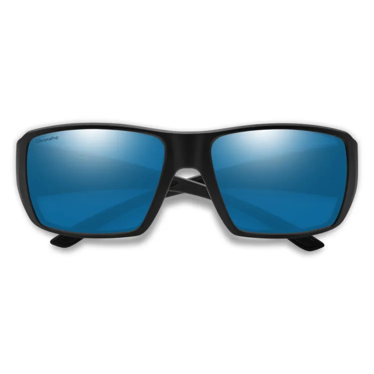 Smith Optics Guide's Choice XL ChromaPop Sunglasses - Matte Black Frame - Polar Blue Mirror Lens