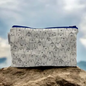 Snack Sized Reusable Zippered Bag Polar Bears